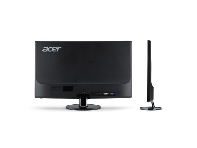Acer、薄型パネルユニット採用の23型液晶&VAパネル採用の27型液晶