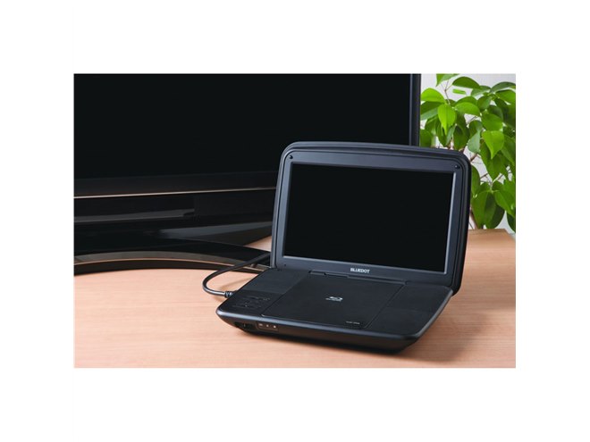BLUEDOT ポータブルブルーレイプレーヤー 10インチ　美品 BLUEDOT、10型液晶と大口径スピーカーを塔載したポータブルBD - 価格.com