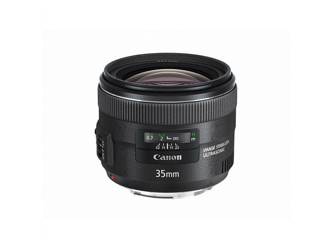 キヤノン、手ブレ補正を搭載した広角単焦点レンズ「EF35mm F2 IS USM