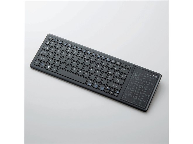 エレコム、タッチパッドテンキーを搭載したキーボード - 価格.com