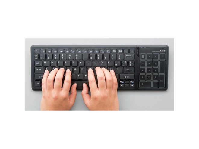 エレコム、タッチパッドテンキーを搭載したキーボード - 価格.com