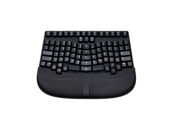 TrulyErgonomic、エルゴノミクスデザインの省スペースキーボード
