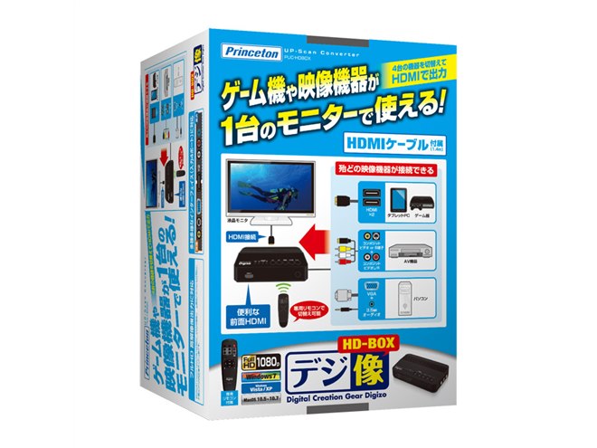 Princeton アップスキャンコンバーター （プリンストン、HDMI