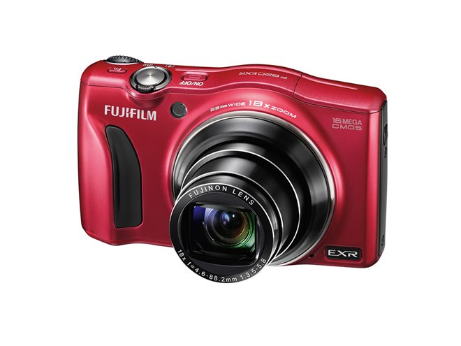 FUJIFILM デジタルカメラ FinePix F820EXR レッド 富士フイルム、0.21秒AFを実現した光学18倍ズームの「FinePix F820EXR