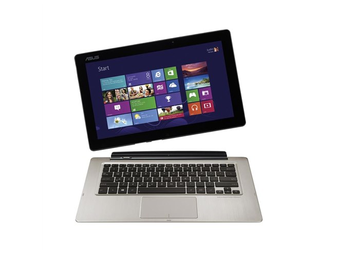 ASUS、キーボードにHDDを備えた13.3型フルHDタブレット「TransBook