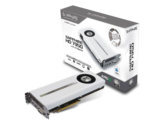 グラフィックボード・グラボ・ビデオカード SAPPHIRE HD7950 3GB GDDR5 MAC EDITION SAPPHIRE、Boot Campに対応したMac Pro向けビデオカード - 価格.com