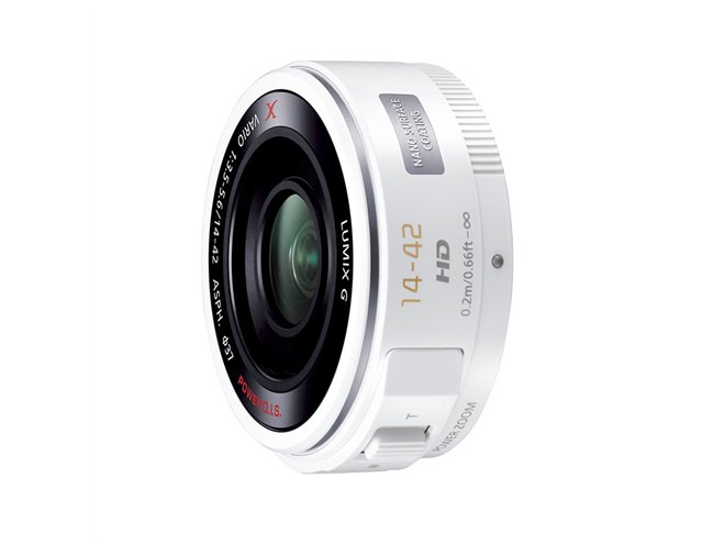 LUMIX G VARIO PZ14-42mm 希少ホワイト パナソニック、電動ズーム「X VARIO PZ 14-42mm」にホワイト追加