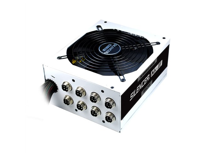 【しゅう】電源 600w silencer Mk3 PC Power & Cooling、ファンレス「Silent Mode」を搭載した電源