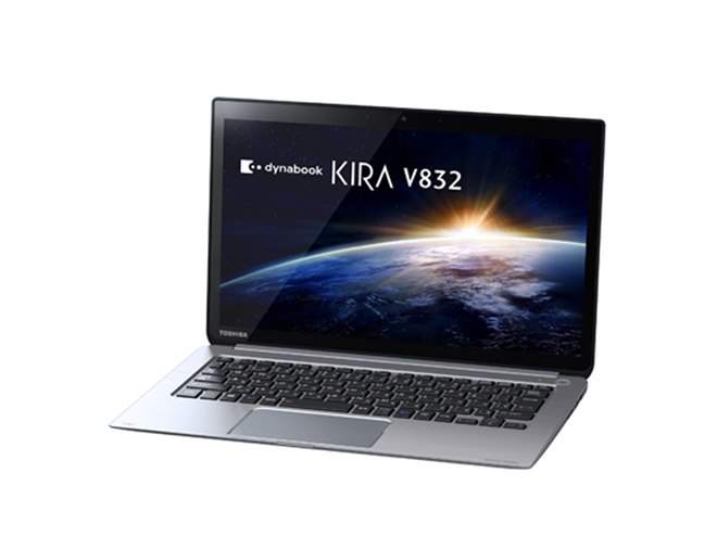 軽量薄型 東芝 KIRA V832 Core i5 8GB SSD256GB 東芝、国内初の13.3型WQHD液晶搭載Ultrabook「dynabook KIRA