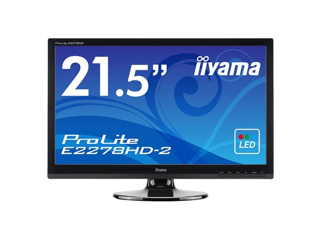 iiyama、90度回転する21.5型フルHD液晶ディスプレイ - 価格.com