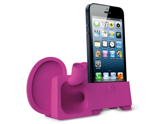OZAKI、動物をデザインしたiPhone 5用スピーカー付きスタンド - 価格.com