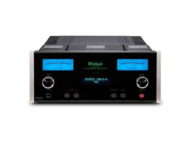 McIntosh マッキントッシュ MA5200 プリメインアンプ McIntosh、32bit/192kHz対応DAC搭載のプリンメインアンプ