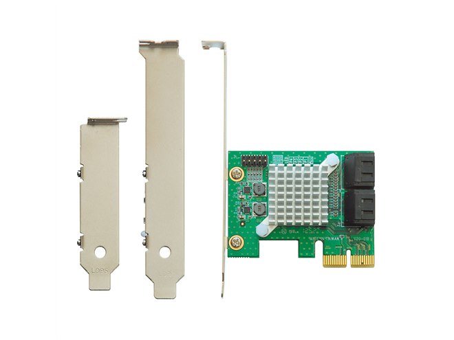 お得セット 玄人志向、SSDをキャッシュとして利用できるSATA増設カード ディスクシステム