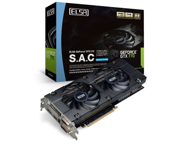 エルザ、静音ファン搭載「ELSA GeForce GTX 770 S.A.C」 - 価格.com
