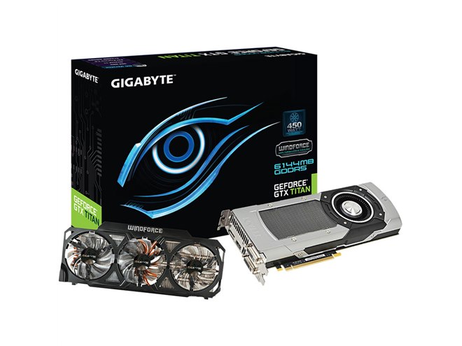 GIGABYTE、交換可能な3連ファン付属の「GeForce GTX TITAN