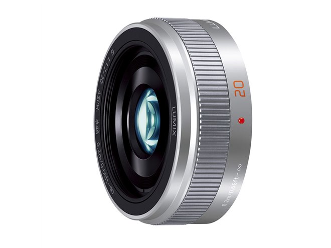 パナソニック、87gに軽量化した20mm/F1.7のパンケーキレンズ