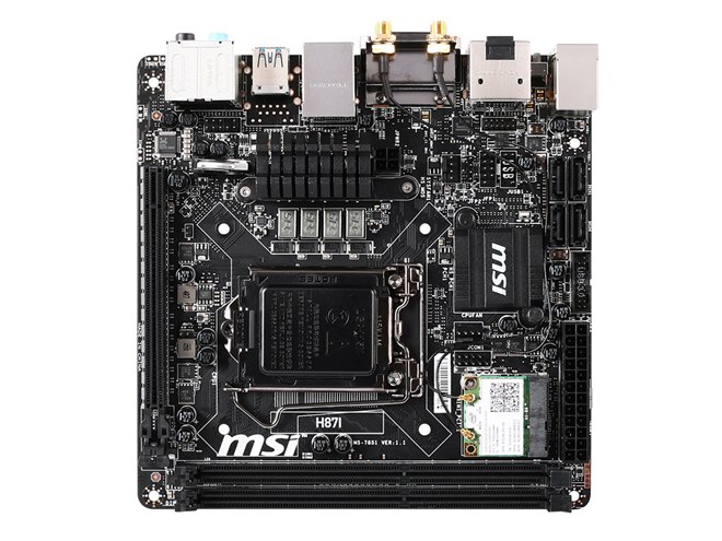 MSI、無線LANを搭載したMini ITXマザー「H87I」 - 価格.com