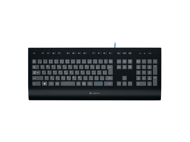 ロジクール、Windows 8キーを備えたフルサイズキーボード「K290