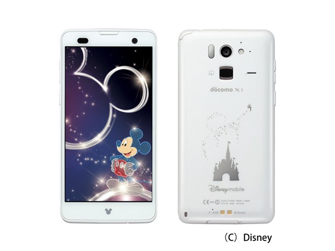 Disney Mobile スマートフォン本体 ドコモ、Disneyスマホ「F-07E」を7/31に発売 - 価格.com