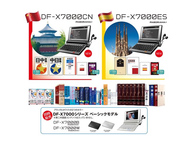 SII DF-X7000W [デイファイラー DF-X7000 ホワイト] 電子辞書
