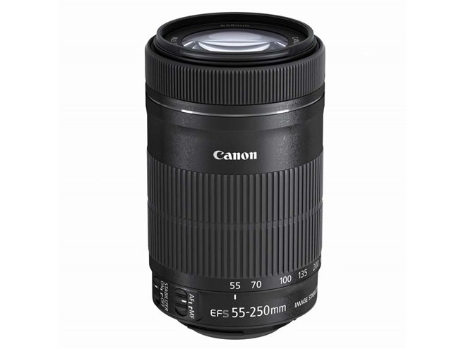 キヤノン、AF性能と利便性が向上した「EF-S55-250mm F4-5.6 IS STM