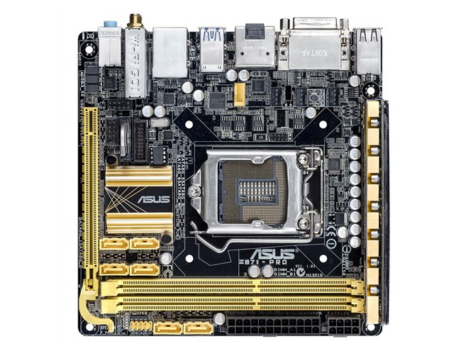 ASUS、縦配置の高性能電源回路を搭載したMini-ITXマザー「Z87I
