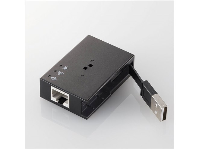 エレコム、重さ26gで11acの433Mbpsに対応した小型無線LAN