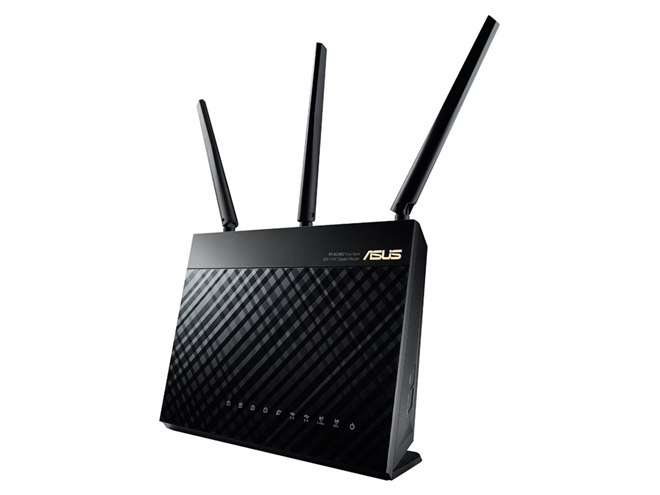 【新品】 ASUS ルーター ASUS、1300Mbpsの11ac Draft版無線LANルーター「RT-AC68U