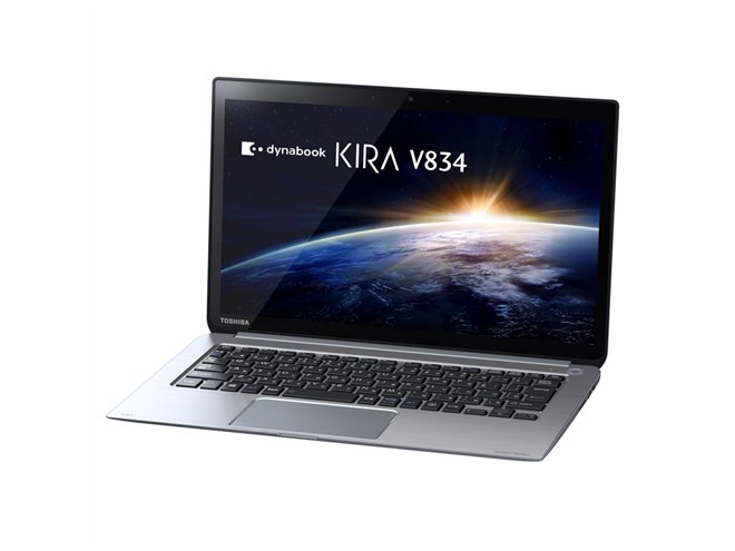 東芝、最長約22時間のバッテリー駆動を実現した「dynabook KIRA