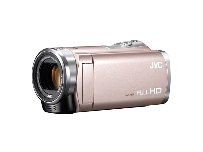 JVC、光学40倍ズーム対応のビデオカメラ「Everio GZ-E355