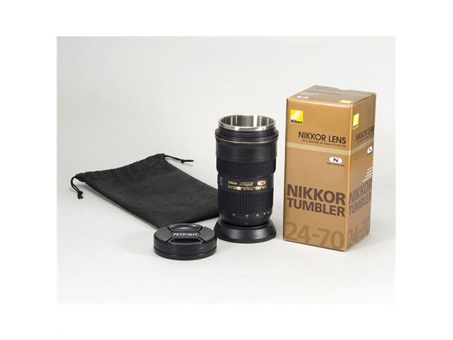 【新品】Nikon レンズ型タンブラー ニコン、レンズ型の飲料用「ニッコールタンブラー」を限定発売