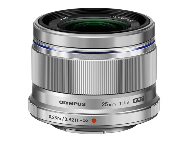 オリンパス、小型・軽量な標準レンズ「M.ZUIKO DIGITAL 25mm F1.8