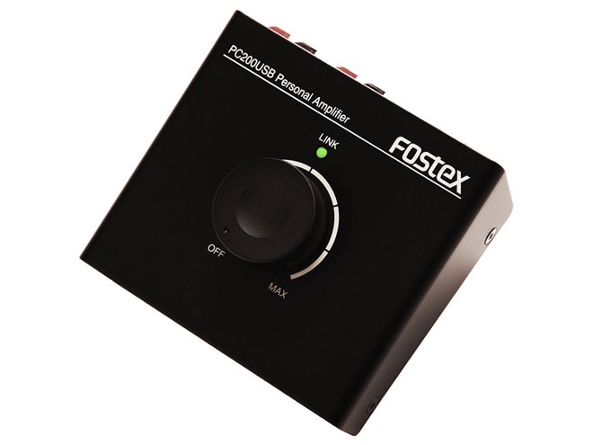 フォステクス、アンプ搭載のDAC内蔵ボリュームコントローラー
