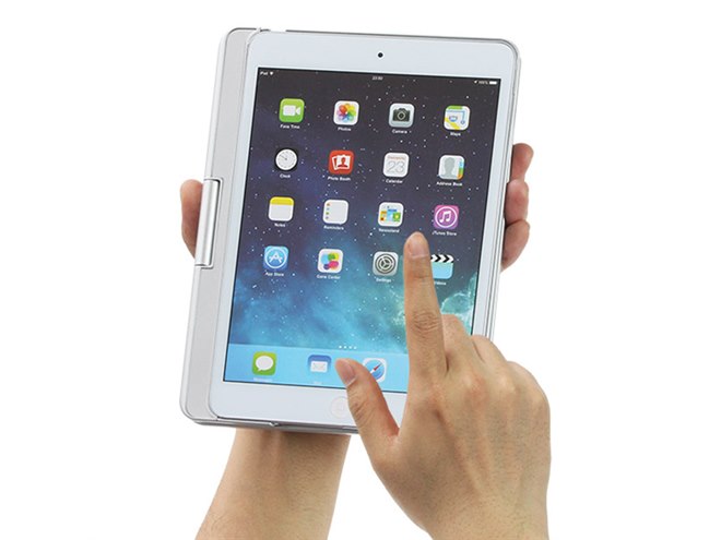 センチュリー、iPad miniが360度回転するBluetoothキーボードケース
