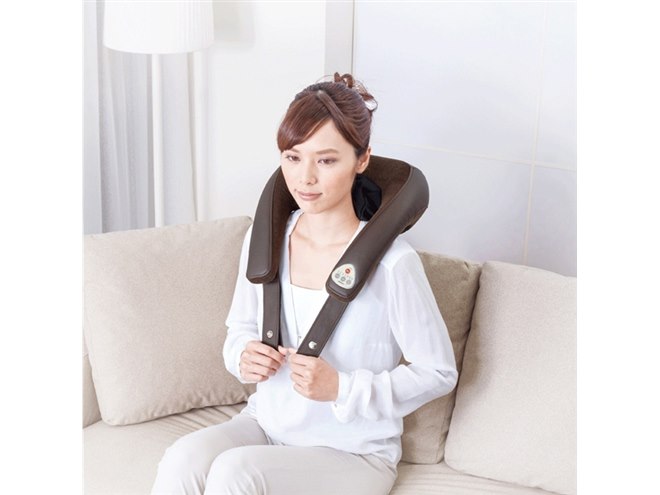 YAMAZEN ハンドフリー マッサージ マッサージャー 数回使用 美品 ヤマゼン 肩 首 トルトン ネオ  dショッピング |マッサージ コードレス ハンディマッサージャー