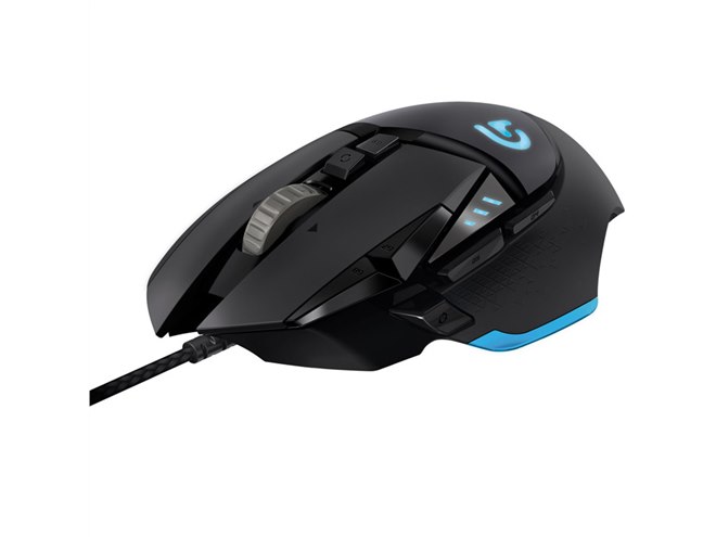 ロジクール、11個ボタン搭載の有線ゲーミングマウス「G502