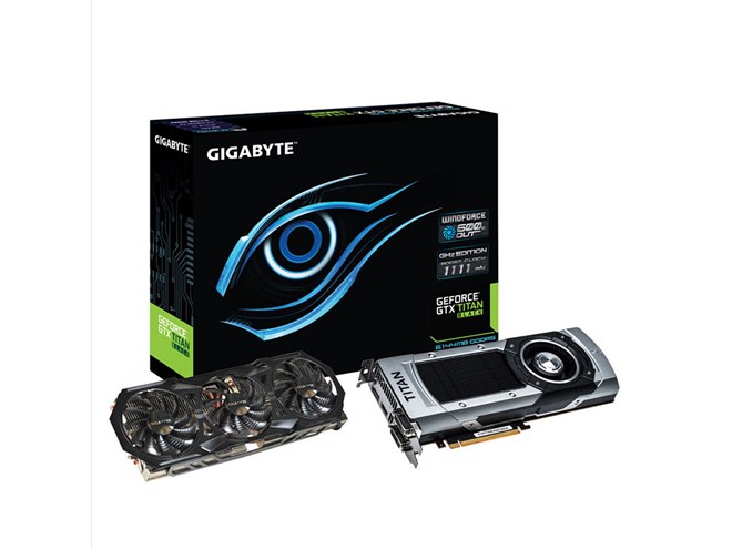GIGABYTE、換装用3連ファンが付属した「GeForce GTX TITAN Black