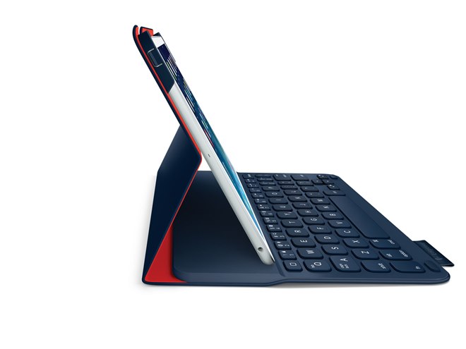 Logicool製 iPad air2 用キーボード一体型保護カバー 赤色 格安 ASCII