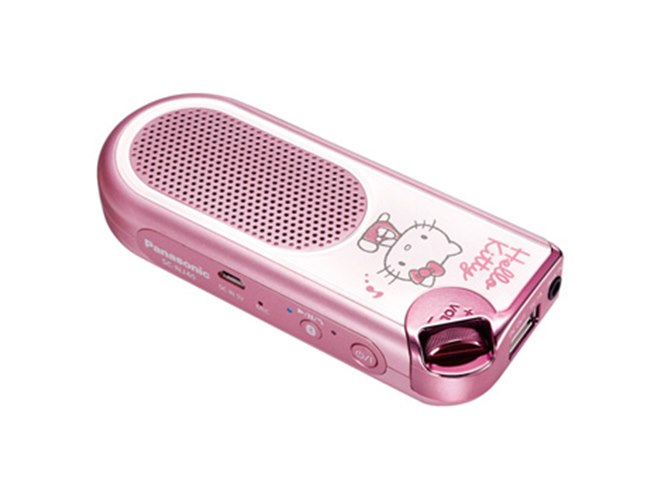 パナソニック、「ハローキティ」とコラボしたBluetoothスピーカー