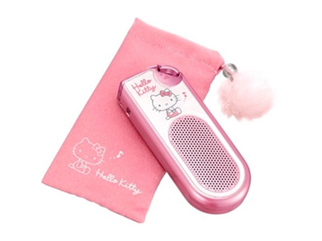 パナソニック、「ハローキティ」とコラボしたBluetoothスピーカー
