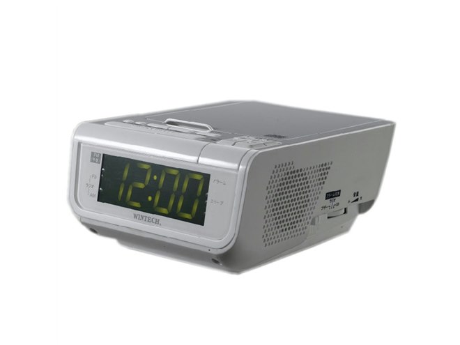 WINTECH、アラーム機能付きCDクロックラジオ - 価格.com