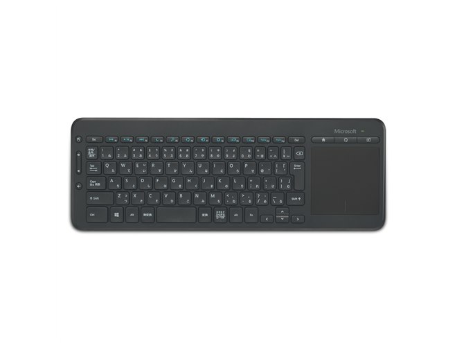 マイクロソフト、一体型マルチタッチトラックパッド搭載のキーボード