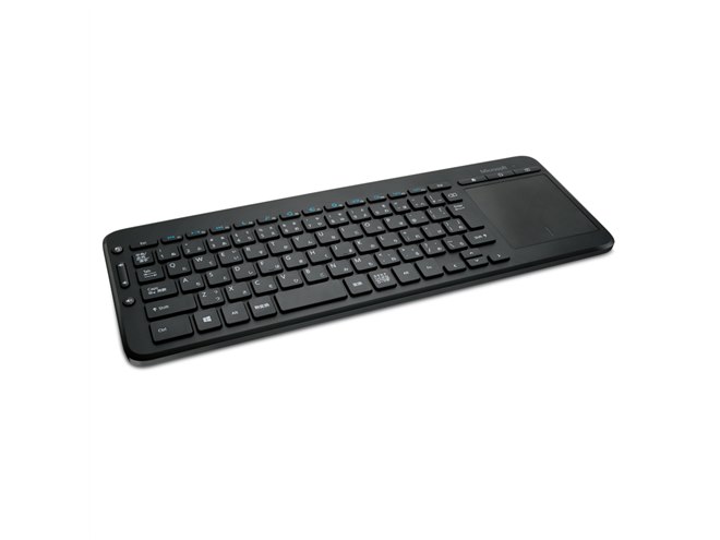 マイクロソフト、一体型マルチタッチトラックパッド搭載のキーボード