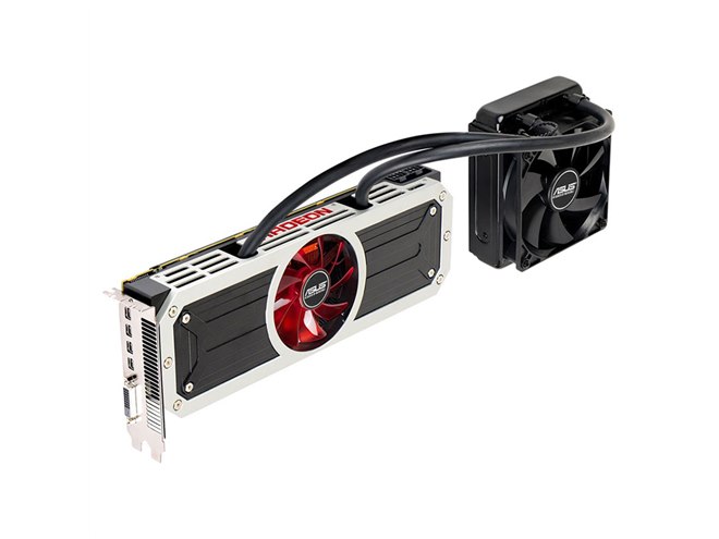 グラフィックボード・グラボ・ビデオカード Radeon R9 295X2 ASUS、ハイブリッド液冷クーラーを採用した「Radeon R9 295X2」搭載