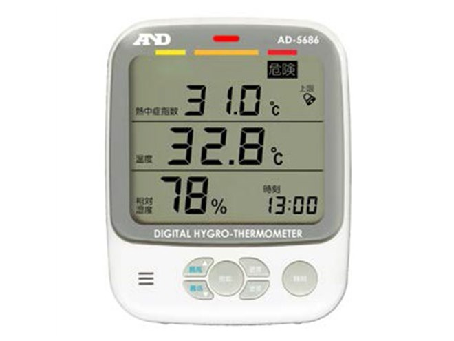 A&D、熱中症指数と乾燥指数を表示する温湿度計 - 価格.com