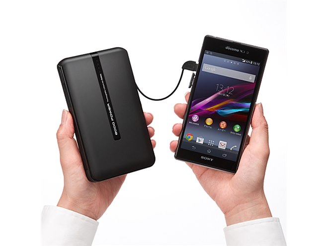 サンワ、充電・蓄電ケーブル一体型の8000mAhモバイルバッテリー - 価格.com