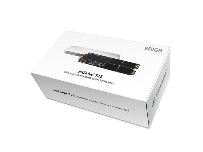 トランセンド、MacBook Pro向けSSDアップグレードキット「JetDrive 725