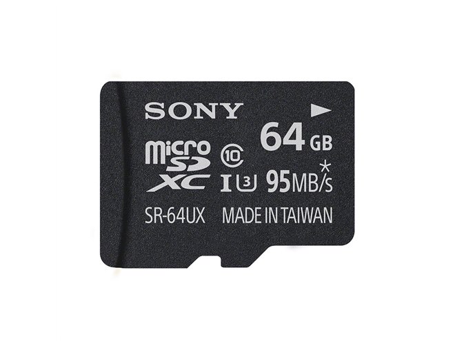 ソニー、4K動画記録に適したUHSスピードクラス3対応のSD/microSD