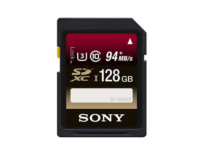 ソニー、4K動画記録に適したUHSスピードクラス3対応のSD/microSD