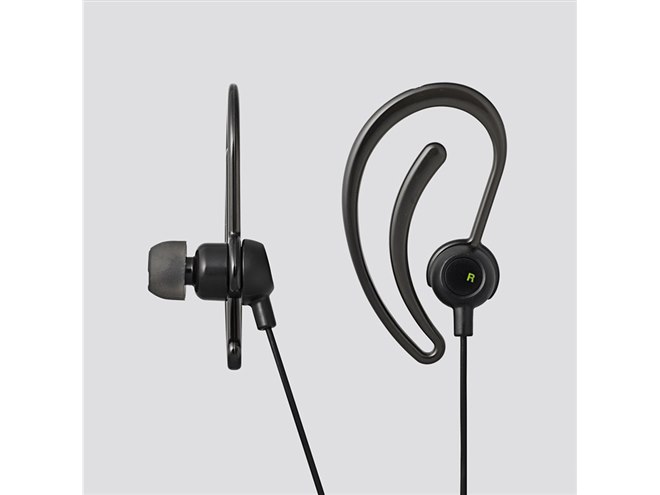 エレコム、耳にフィットするイヤーフックを採用したスポーツ向け